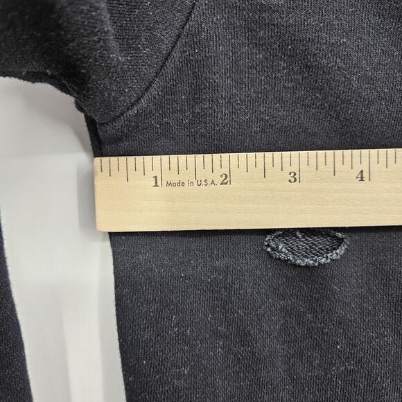 Distressed Black Hoodie - Picture 8 of 11